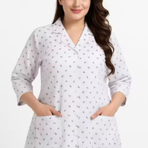 Women’s/Girl’s Cotton Floral Printed Summer Coat | Helps to Protect From Sunrays, Dust Pollution, Sunburn, Tanning of Skin | Ideal for Driving, Hot Summers, Traveling | Suncoat