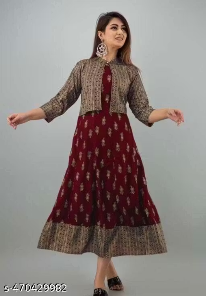 Kurti with Pretty Jacket