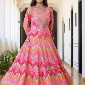 Rayon Anarkali Long Kurti