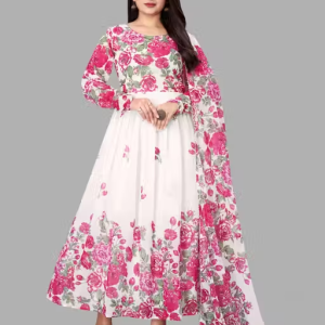 Digitally printed Gown