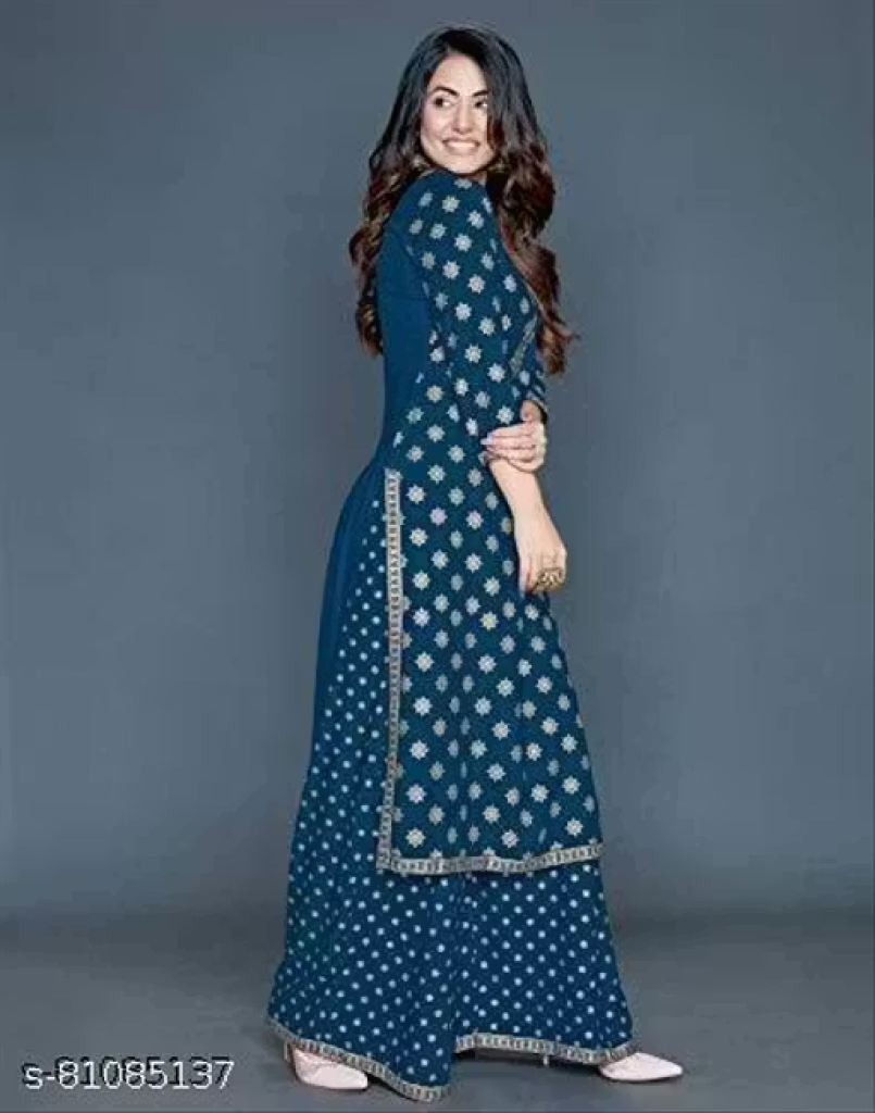printed Rayon Latest trend kurti