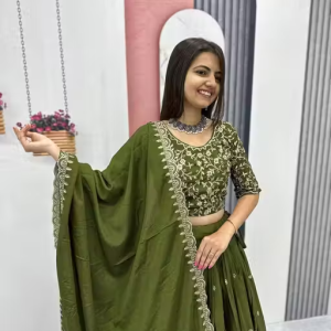 fancy new lehengha of tradition wear for women pista