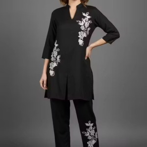 Women printed kurti and payjama cord set