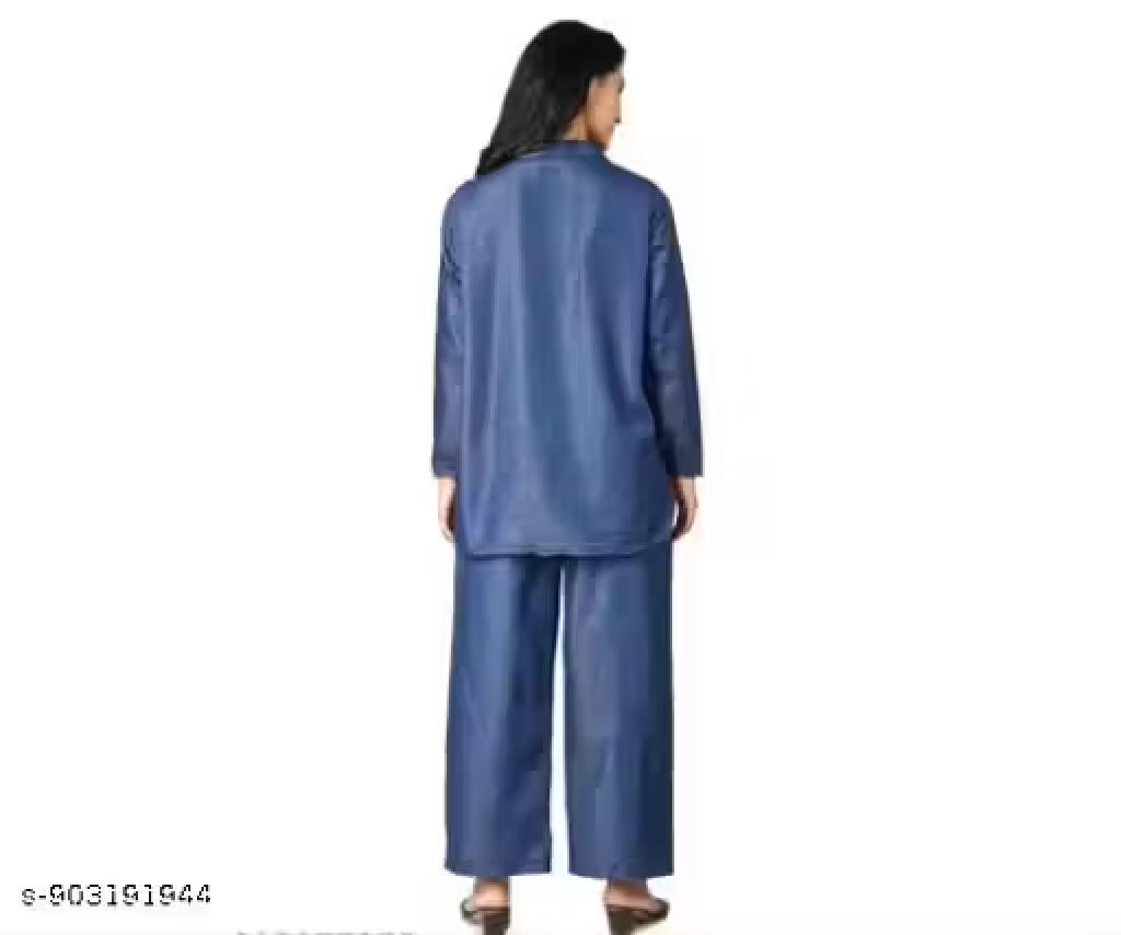 Denim CoOrd Set for Women