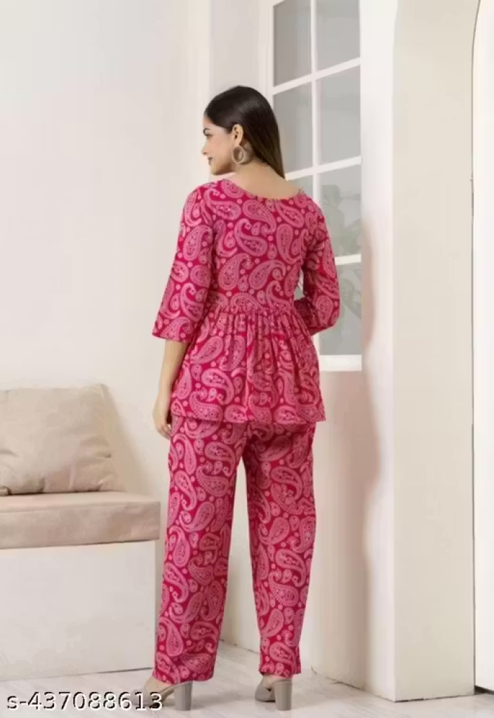Top and Pant Coord Set