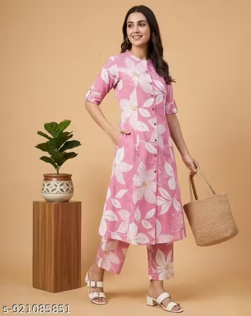 Crepe CoOrd Set for Women