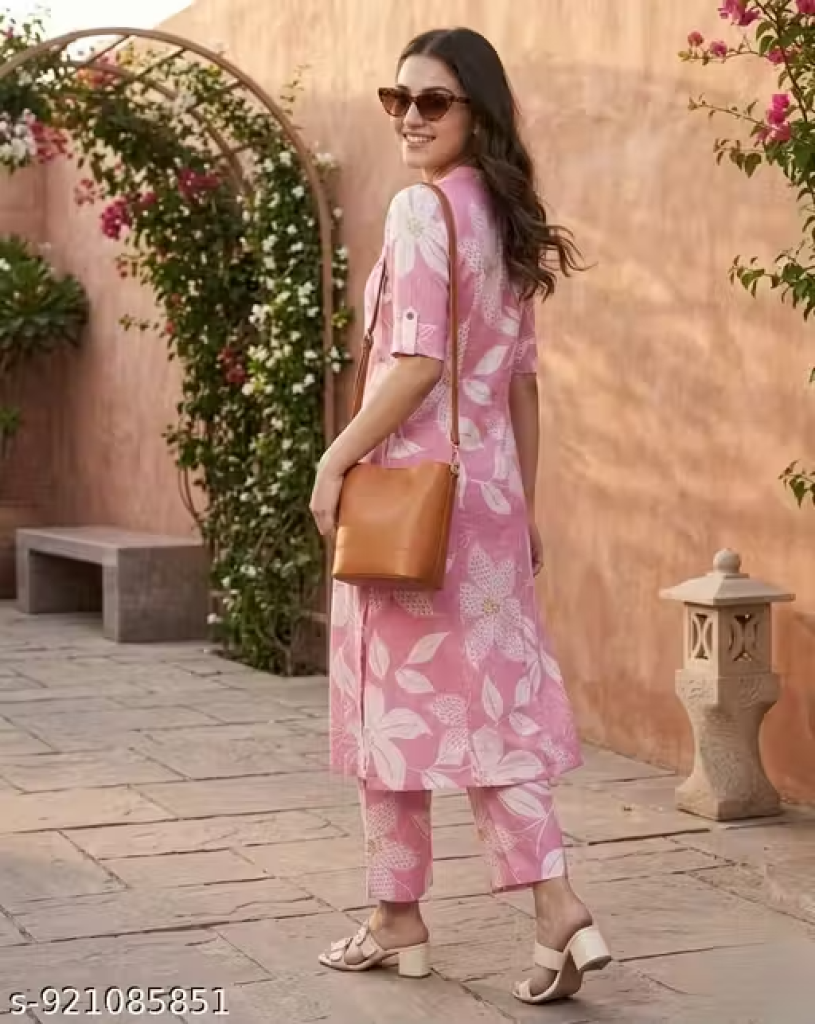Crepe CoOrd Set for Women