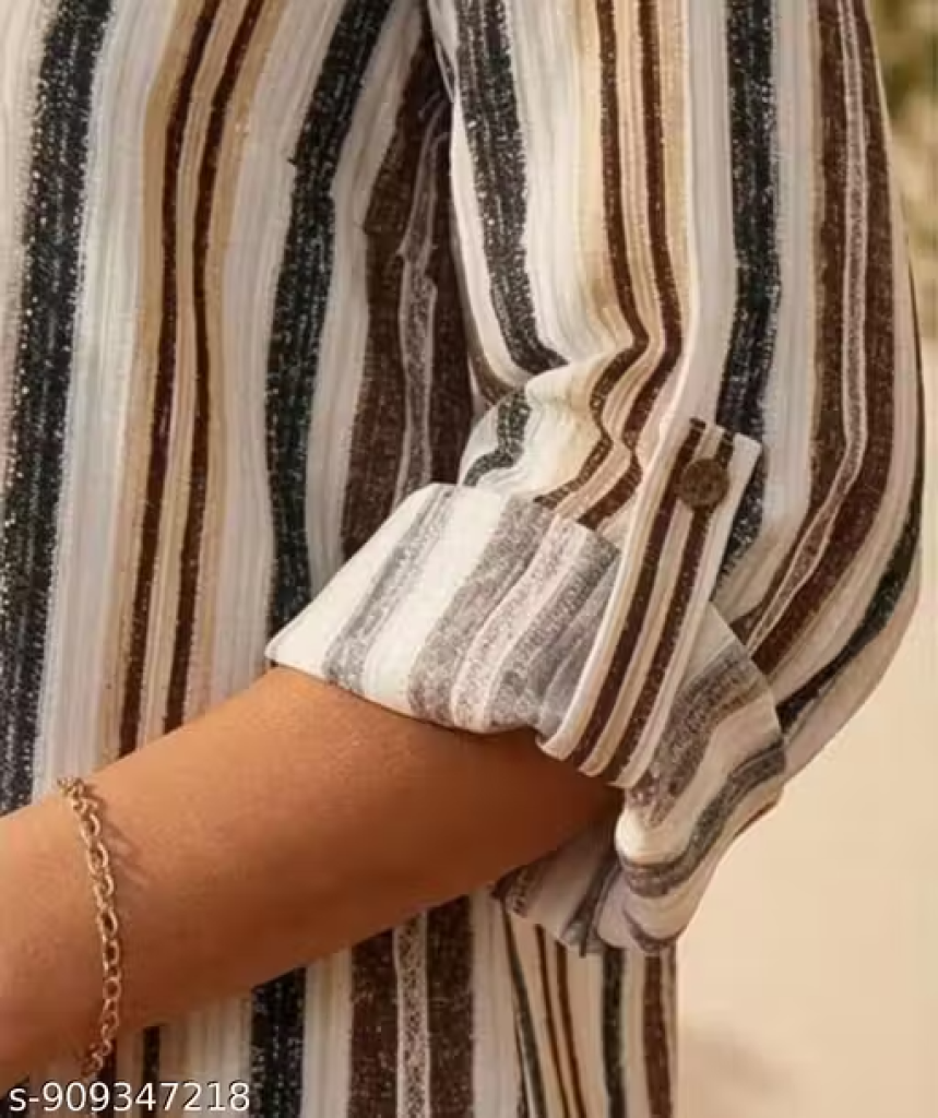 Mocha Muse Striped CoOrd Set