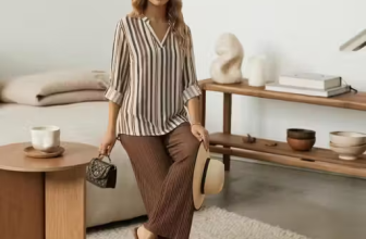 Mocha Muse Striped CoOrd Set