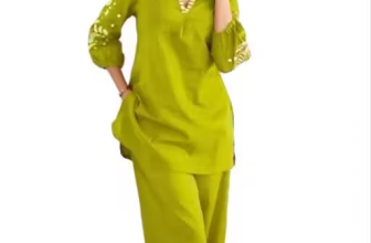 Casual Solid Cotton CoOrd