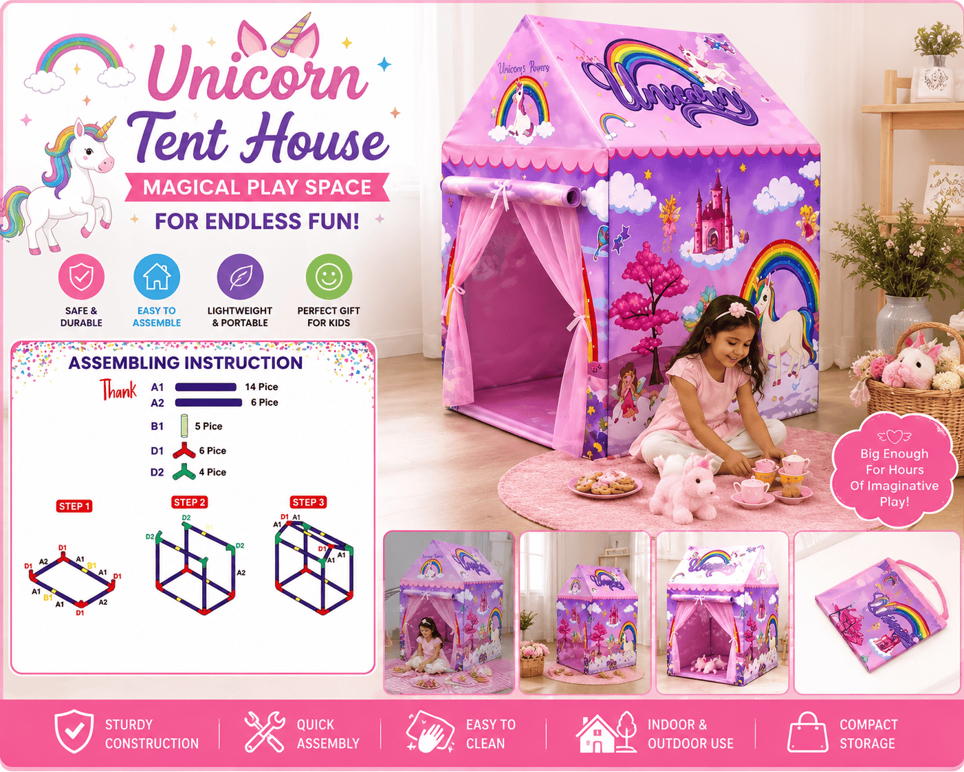 Unicorn Tent House