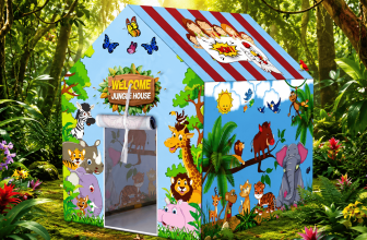 JUNGLE THEM KIDS PLAY TENT HOUSE