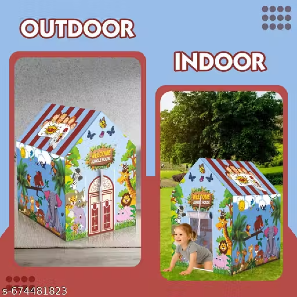 JUNGLE THEM KIDS PLAY TENT HOUSE