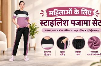 Women Round Neck Pajamas Set