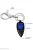Trendy Men Black Metal Drive Safe Keychain (Pack-1)