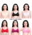 Stylish Women Fancy Bra Pack Of 6 (Random Colour)