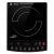 V-Guard VIC 1.8 EL Induction Cooktop / 1800 Watt Electric Induction stove with 8 Power Levels |Temperature Control | Push button| Auto-cutoff | Elegant Crystal Glass Matte Finish | Fast Cooking