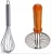 Rockfield Combo Set of 2 pcs Stainless Steel Potato Vegetable Masher & Egg Whisker other Kitchen Tools