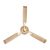 Luminous Jaipur Mahal 1320mm Designer Ceiling Fan for Home and Office (2 Year Warranty, Thar Gold)