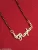 Raghav Name Pendent With Mangalsutra Chain