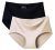 QOXOLYZ Women’s Multicolor Seamless Hipster Ice Silk Panty Pack of 2 (Color May Vary)