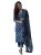 KLOSIA Women Blue Indigo Printed kurta Set With Dupatta