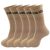 MJE Unisex Regular Khaki Police Casual Socks