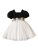 Niren Enterprise 1019 Floral Embroidery net and Modal Short Sleeve Baby Girl Frock