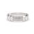 Clara Real 925 Sterling Silver Designer Band Ring | Size Adjustable, Rhodium Plated | Gift for Men & Boys