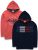 HELLCAT Boys Cotton Blend Hooded Neck Hoodie