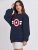 LEOTUDE Women’s Loopknit Loose Fit Full Sleeve With Drop Shoulder Round Neck Sweatshirt