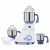 Preethi Blue Leaf Diamond MG-214 mixer grinder 750 watt (Blue/White), 3 jars & Flexi Lid, FBT motor with 2yr Guarantee & Lifelong Free Service