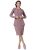 Selvia Western Dress for Women|Solid Lycra Western Dress for Women|Round Neck Shrug with Bodycon Dress for Women|Two Piece Knee-Length Dress for Women