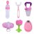 KUPEPE Baby Feeding Teething Kit a Safe Convenient All in One Infant Feeding Solution for Teething Mealtime, Weaning and Mess-Free Mealtime Experience – Safe & Easy-to-Clean (Pink)