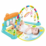 Novo Baby Kick and Play Musical Keyboard Baby Gym Mat with Lights, Rattles, and Piano – Multi-Function Fitness Rack for Infants, Boys and Girls, Perfect Developmental Play Mat Gift (Multi Color) Just 539.