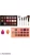 Rose gold eyeshadow with eyeshadow with 5pcs brush with 2puff(5 items in the set)