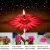 Pack of 12 3D Reflective Shadow Diyas for Diwali Decoration Item for Home Decor | Dipawali Diya | Transparent Oil and Water Diya Deepawali Decoration Diya bati Reflection Diya Set (12)