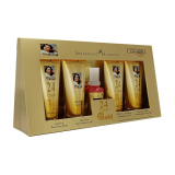 Shahnaz Husain Gold Facial Kit For Instant Glow with 24k Pure Gold | 4 Easy Steps With Complimentary Skin Tonic,( 40g+15ml )