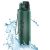 InstaLite Unbreakable Sports Water Bottle 1 Litre with Time Markings, BPA Free Non-Toxic Water Bottle for Gym, Office Water Bottle