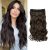 D-DIVINE Silky Soft Hair Extensions And Wigs Women Curly/Wavy Hair Extension For Girls Brown color