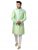 Uri and MacKenzie Men’s Silk Blend Regular Kurta Churidar Pyjama with Bundi Nehru Jacket/Waistcoat