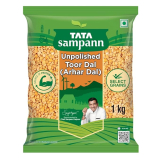 Tata Sampann Unpolished Toor Dal/Arhar Dal, Nutritional Effective 1kg
