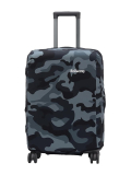 BIGWING Protective Cover in Polyester Fabric with Camouflage Print | Medium Size 24′ inch 65 cm | Hard Luggage Trolley Bag Cover (Fits Only On Fiber – Plastic Trolley Bag)