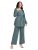 TADKEE Women’s Solid Color Casual Long Sleeve Top and Pant Co-ord Set with Pockets | Co ord Set for Women | Kurta Set for Women