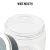CELLO Mint Canister | Food grade and BPA free canisters | Air tight seal & Stackable Transparent | 1000ml Each 2 Unit, Grey