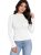 Leriya Fashion Tops for Woman | Winter Top for Women Poly Cotton Full Sleeve Round Neck Regular Fit | Tops for Women Western Office Casual Wear | Western Top for Woman Stylish