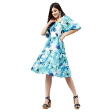 Carlton London Women’s, Georgette Good Fit, and Flare Knee-Length Dress just 789.