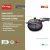 Prestige 5 Litres Svachh Nakshatra Plus Induction Base Inner Lid Hard Anodised Pressure Handi |Black | Deep Lid | Anti-Bulge Base | Sturdy Handles