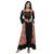 Yash Gallery Women’s Viscose Shrug Style Printed Embroidered Anarkali Regular Kurta