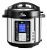 Mr. Butler RoboChef Instant Pot 6 Litre Stainless Steel Pot, 9-in-1 Multi-Use Automatic Electric Pressure Cooker, 14 pre-Set Cooking Functions, Black/Silver